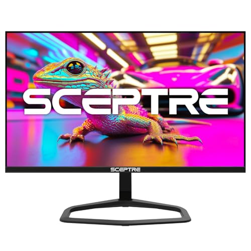 New! Sceptre 24.5-inch Gaming Monitor 240Hz 1ms DisplayPort x2 HDMI x2 100% sRGB AMD FreeSync Premium Build-in Speakers, Machine Black 2026 (E255B-FWD240 Series)
