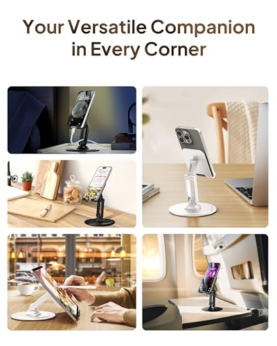 COOPER 360° Stand Rotating Cell Phone Stand for Desk, Desktop Phone Holder