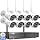 Hiseeu 5MP Home Security Camera System Outdoor, 2.4G/5G Wireless WiFi Pro