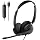 USB Headset with Microphone for PC, Wired Headset with Mic On-Ear Computer Laptop Headphones Dual Ear Only USB C Headset , 40mm Drivers Wired Headset with Mic for Work, Call Center Headset for Office
