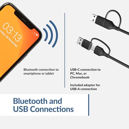 Cyber Acoustics CA-2890BT USB and Bluetooth Speaker Bar with Speakerphone