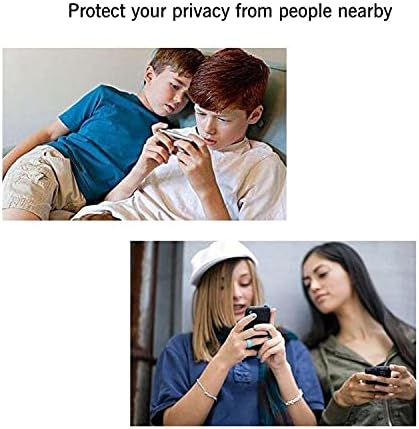 Ailun 2 Pack Privacy Screen Protector for iPhone 12 Pro Max [6.7 inch] + 2 Pack Camera Lens Protector, Anti Spy Private Tempered Glass Film,[9H Hardness] - HD