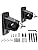 Surround Sound Rear Speaker Wall Mount, Aluminum, Max 11 lb Load, 2 Pack