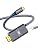 USB C to HDMI Cable with 240W PD Fast Charging, 8K@60HZ,4K@120Hz,Thunderbolt 5/4/3 Compatible,Upgraded Braided 2-in-1 Type C to HDMI for MacBook, iPhone17/16/15,iPad,HDTV(10FT,Grey)