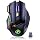 VEGCOO Wireless Gaming Mouse, Rechargeable Silent Wireless Mouse with 4800 DPI Adjustable,Double Click Key, Colorful RGB Lights, Computer Mice with Thumb Rest for PC/Mac Gamer (C26 Black)