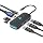 Type C 7 in 1 Wozoyo Docking Station with USB 5Gbps (3.2 Gen 1), 2XUSB 2.0, 4K@60Hz HDMI, SD & TF Card Reader, PD 100W, USB-C Hub, Compatible with Thunderbolt 4, macOS, Windows, Android & iOS