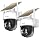 aosu Solar Camera Outdoor Wireless for Home Surveillance,Fixed Solar Panel