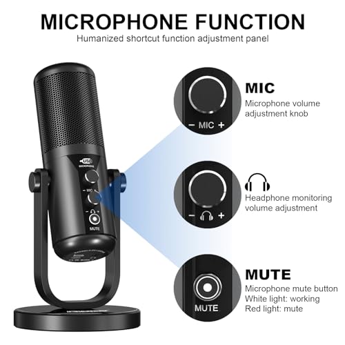 WMT PC Computer Gaming Streaming Microphone for PS4/PS5 05 (style2)