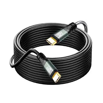 USB C to C Cable 60FT, 4K60HZ GEN2x2(Data usb3.1) 240W,USB Type C Video Output from USB3.2/ USB4.0& Sync for Xreal MacBook Pro iPad Pro iPhone 15-16-17 Pro Galaxy S22-24 Portable Monitor