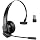 Sarevile Bluetooth Headset with USB Dongle for Computer, Single-Ear Wireless Headset with Noise Cancelling Microphone for Office & Truckers, Bluetooth V5.2 with Mute Button for Work