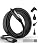 Elecan Optical Audio Cable 50 Ft Digital Audio Toslink Cable Cord-Fiber Optic-Gold Plated-Flexiable&Durable-for Home Theater,Sound Bar,PS4&Xbox-with 4 Right Angled and Mini Toslink Adapters+Ties