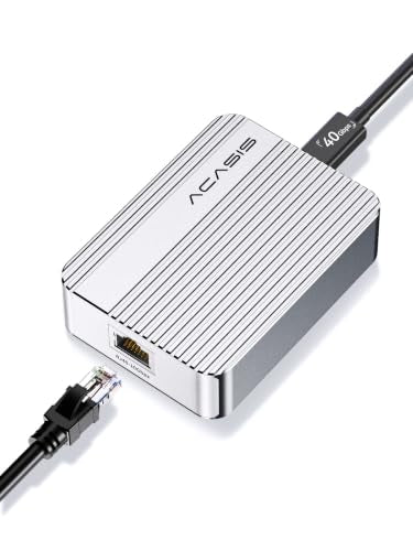 ACASIS USB C to 10Gb Ethernet Adapter Aluminum Housing