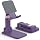 Cell Phone Stand for Desk, Adjustable Height & Angle Phone Holder, Foldable Portable Stand with Anti-Slip Silicone Pad, Compatible with iPhone and All Smartphones 4–8 Inch, Purple