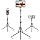 SAMHOUSING Ipad Tripod Stand, with 65 inch Height Adjustable iPad Stand Holder & iPad Floor Stand with 360° Rotating iPad Tripod Mount for iPad Pro, iPhone, Kindle, and All 4.5-12.9 Inch Tablets