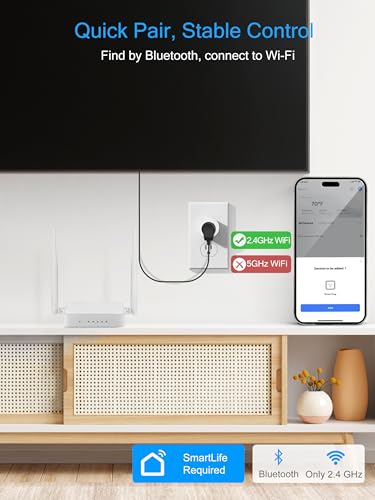 EIGHTREE 15A Smart Plug Works with Alexa & Google Ho | Smart Home - Image 4