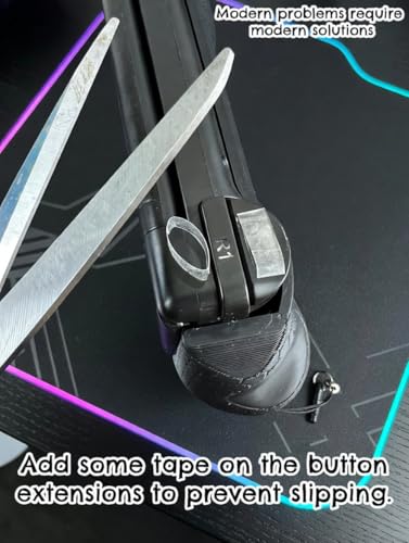 MunnyGrubbers - Ergonomic Grip Compatible with AYN Thor, Video Game Controller Grip with Foam Inserts, Includes Extendable 4 inch Stylus - (Mage Purple)