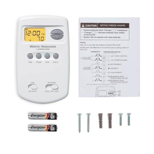 White-Rodgers 70 Series Classic, Non-Programmable, Thermostat, 1E78-140