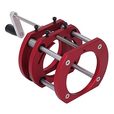Aluminum Alloy Router Base with 4 Jaw Clamping, Stainless Steel Support Rod, 51mm Maximum Router Table System for DIY Woodworking