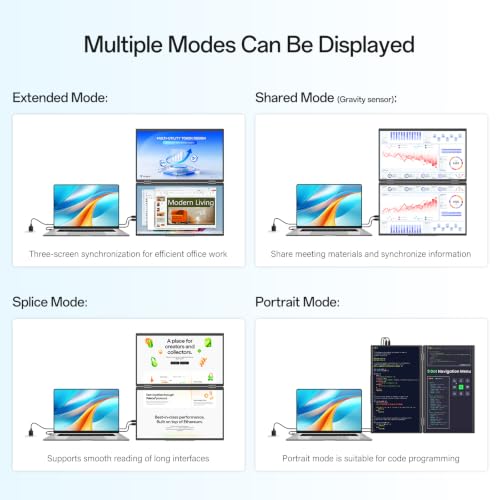 InnoView Portable Dual Monitor 15.6" 1920x1080 Dual | Computer Accesso - Image 7