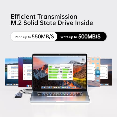 SSK 128GB Portable SSD External Hard Drive Solid State Drive up to 550MB/s