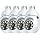 EVERSECU 4pack 2K 3MP Wireless Light Bulb Security Camera, 2.4g & 5g WiFi, Auto Tracking, 2 Way Audio, Smart Night Vision, Support ONVIF & RTSP, Work with Alexa, SD Card & Cloud Storage, Free App