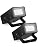 Treela 2 Pack LED Strobe Lights Mini Stage Party Outdoor, White, 32 LED