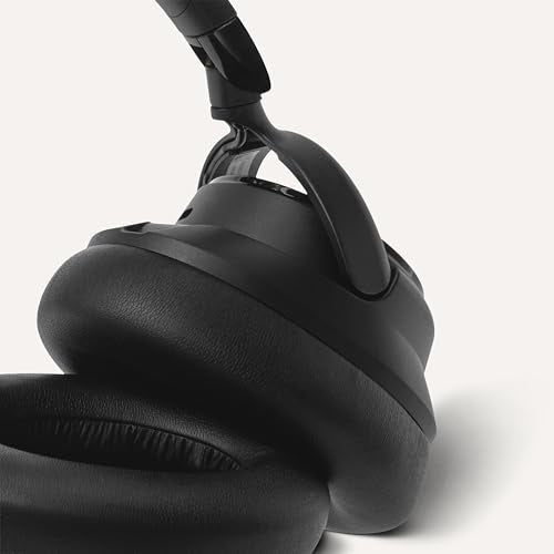Amazon Basics Hybrid Active Noise Cancelling Headphones, Wireless Bluetooth 5.3, 35 Hours Battery Life with ANC On, 45 Hours with ANC Off, Over Ear Comfortable Fit with Soft Ear Cushions, Black