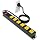 Heavy Duty 6 Outlet Metal Long Power Strip, 2700J Surge Protector with 15A Circuit Breaker, 6FT Extension Cord, Wall Mount for Garage, Workshop & Industrial Use, Wide Spaced (6ft)