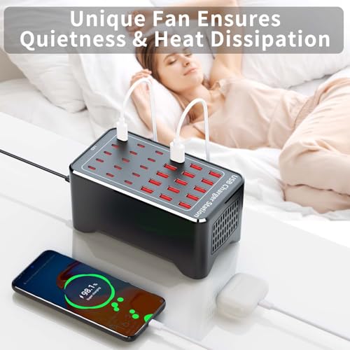 150W(30A) 30-Port USB Charging Station, Multiple USB | Charging & Powe - Image 7