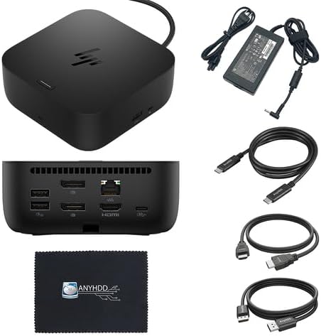 HP USB-C G6 100W Docking Station with HDMI, DisplayPort & USB Ports