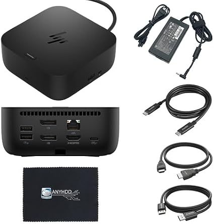 HP USB-C G6 100W Docking Station with HDMI, DisplayPort & USB Ports