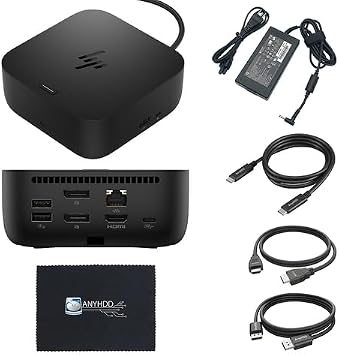 HP USB-C G6 100W Docking Station with HDMI, DisplayPort & USB Ports