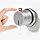 Shower Speaker, Metal Magnetic Mini Waterproof Bluetooth Speaker - Silver