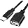 Slim USB C to USB A Female 30ft Cable, Long USB2.0 Cable USB A to Type C (NOT Fast Charging) Long USB2.0 Cable Data for PS5, Keyboard, Mouse and More! The Wire Diameter is 2.8 MM