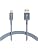 Amazon Basics 2-Pack USB-A to Lightning Cable, Apple MFi Certified, Nylon Braided Cord for iPhone 14 13 12 11 X Xs Pro, Pro Max, Plus, iPad, High Speed Data Sync Charger, 6 Foot, Dark Gray