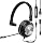 Voistek USB Headset with Microphone for PC/Laptop, One Ear Computer Headphones with Noise Cancelling Mic, 3.5mm+USB in-Line Mute, Volume Control for Work Home Office Online Class Skype Zoom
