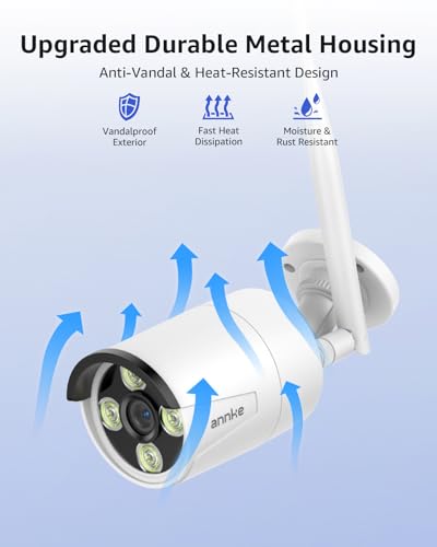 ANNKE Wireless Security Camera System 2TB Hard Drive | Smart Home - Image 5