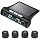 Tire Pressure Monitoring System - TPMS Tire Pressure Monitor System with Solar Charger, TPMS with 4 External sensors & 6 Alarm Modes, LCD Real-time Display, Auto Sleep Mode, Easy to Install(Dynamic)