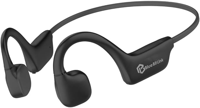 Bone Conduction Sports Headphones – Open-Ear Bluetooth 5.3 Wireless Earphones, Lightweight & Sweatproof, IPX5 Waterproof Headset for Running, Cycling & Hiking