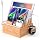 Pezin & Hulin Bamboo Charging Station for Multiple Devices with 5-Port HUB