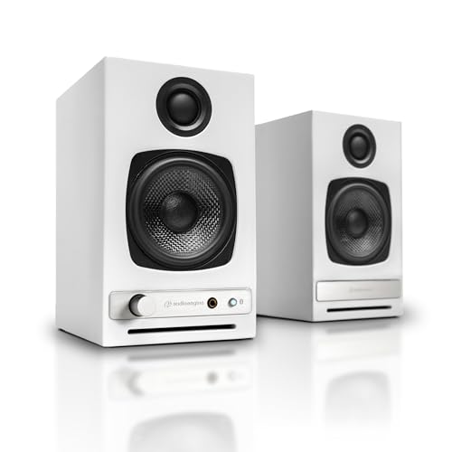 Audioengine A2 HD (HD3) Wireless Computer Speakers – Bluetooth Desktop