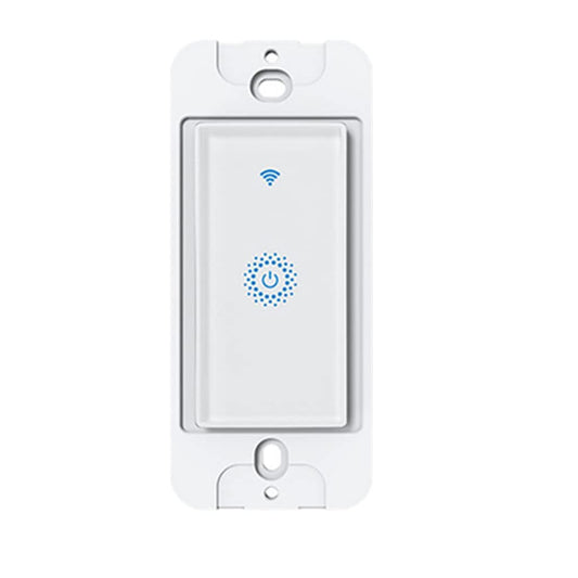 Smart WiFi Switch - Wireless Smartphone Controlled Wall Light Switch, Compatible with Alexa, Google Home, IFTTT, Android & iOS - No Hub Required (1-Pack)