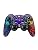 NBCP Light-Up Wireless Controller for PC - Black Crack Custom Design with RGB LED Lights, Turbo Function, Luminous Mode, Compatible with Windows 7/8/10/11 & Steam