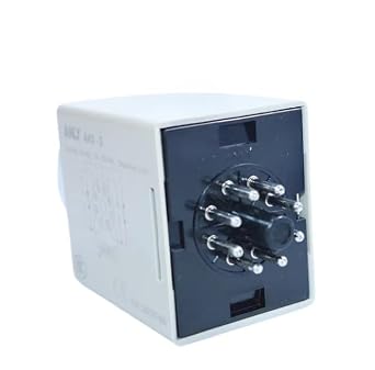 Compatible for Anliang ANLY time Relay AH3-2-AC110V-60S AH3-2-AC110V-1S AH3-2-AC110V-10S (AH3-2-AC110V-10S)