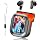 NE20 AI Translation Earbuds Real Time Wireless Bluetooth 6.0 AI Headphones LCD Touch Screen Support 148 Languages Translation Real Time Translator Earbuds Support Playing Music Phone Calls