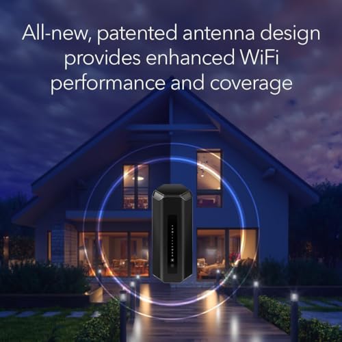 Nighthawk Tri-Band WiFi 7 Router (RS700S) - Security Features, BE19000 Wireless Speed (up to 19 Gbps) – 10 Gig Internet Port - Covers up to 3,500 sq. ft. – 1-Year Armor & Free Expert Help