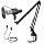 TONOR USB Gaming Microphone, RGB Streaming Microfono Set, PC Podcast Recording Computer Mic for PS4/5, Discord, Twitch, Cardioid Condenser Mic with Adjustable Boom Arm Stand TC30S+