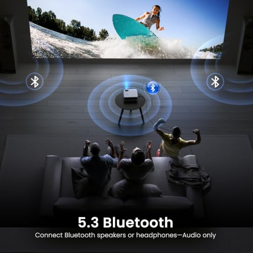 HAPPRUN Native 1080P Bluetooth Projector - Standard