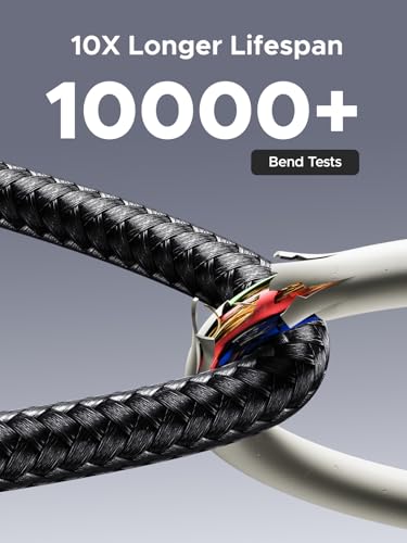 UGREEN 240W USB C Cable with Digital Display, PD 100W Fast Charging, 3.3ft