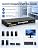 JideTech 8 Port HDMI USB KVM Switch 4K@30Hz Rackmount, Control 8 PCs with One Monitor Keyboard and Mouse, USB 2.0 Hub, Hotkey Switching, Plug and Play for Windows, Mac, Linux, Server Room
